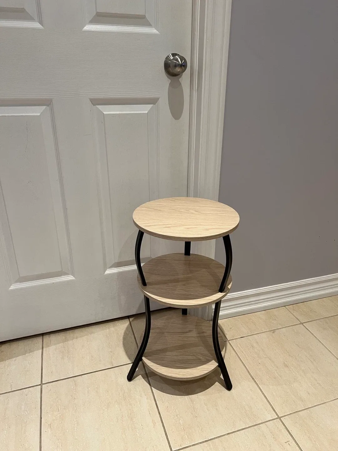 Round 3-Tier Side Table