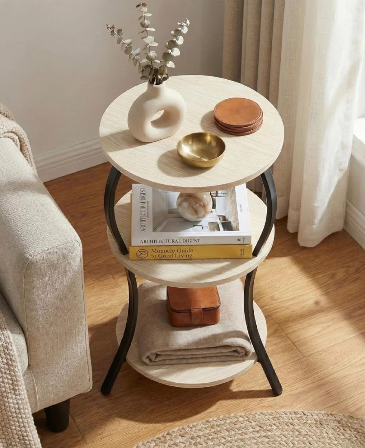 Round 3-Tier Side Table image indicator(5)