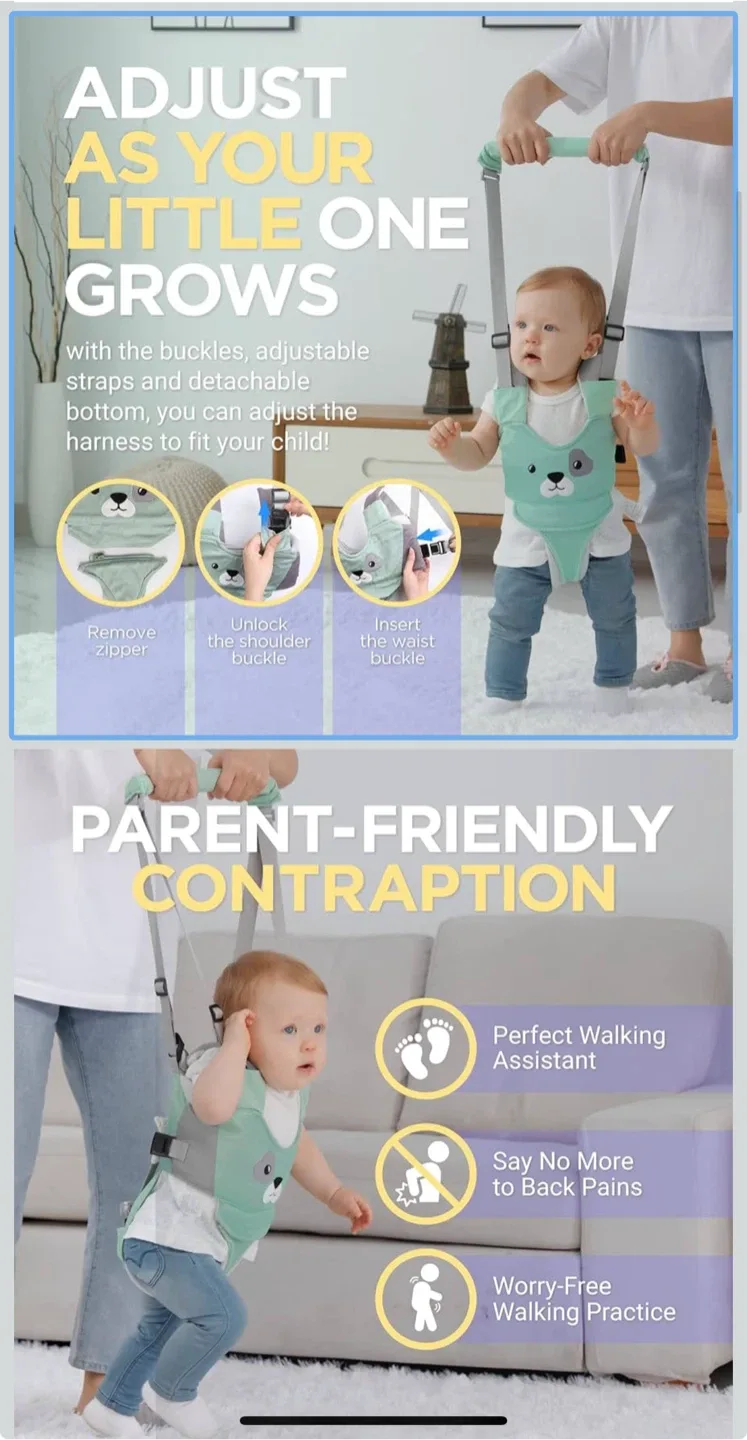 Watolt Baby Walking Harness - 7-24 Month Old image indicator(3)