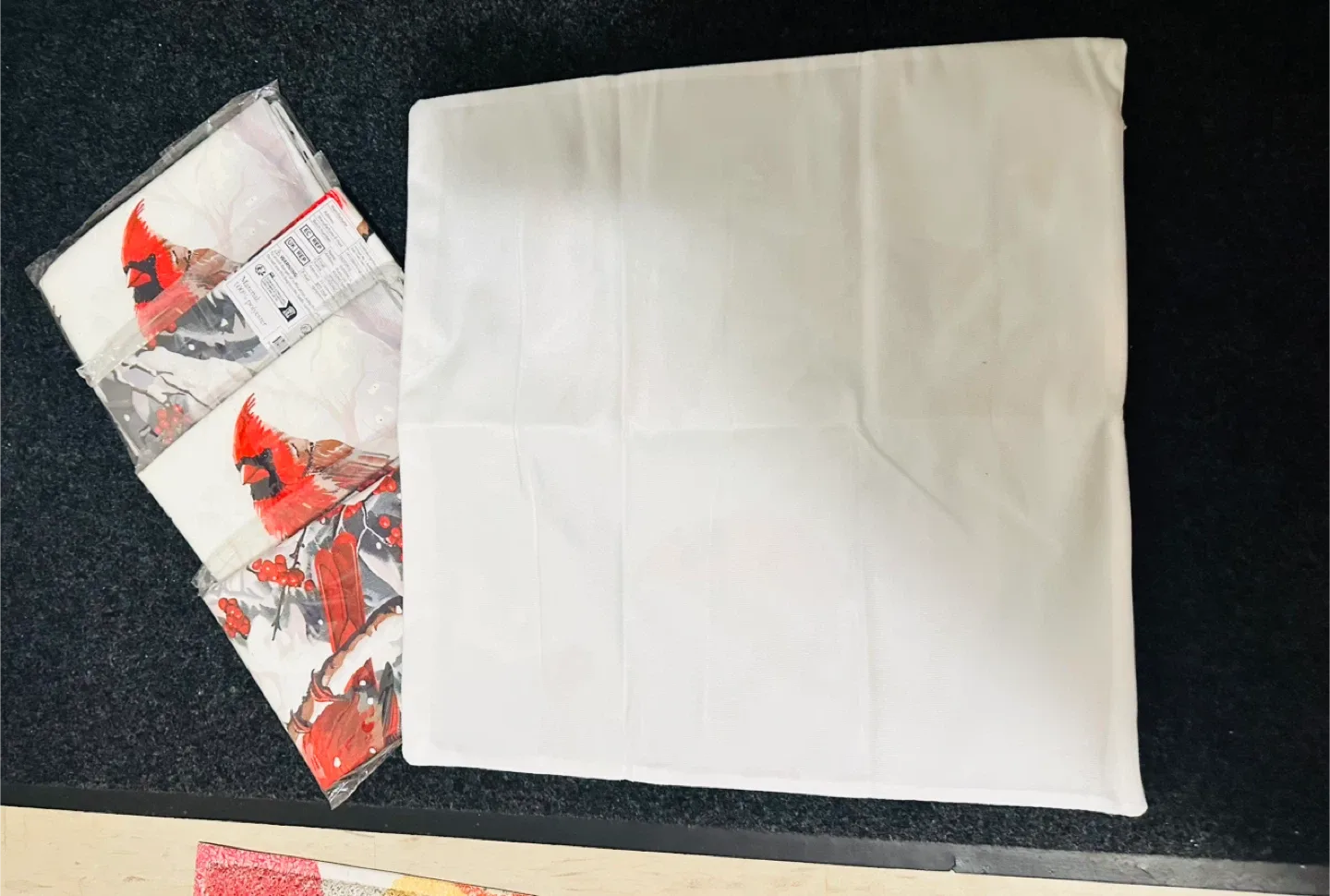 Cardinal Print Pillow Cover, Polyester image indicator(2)