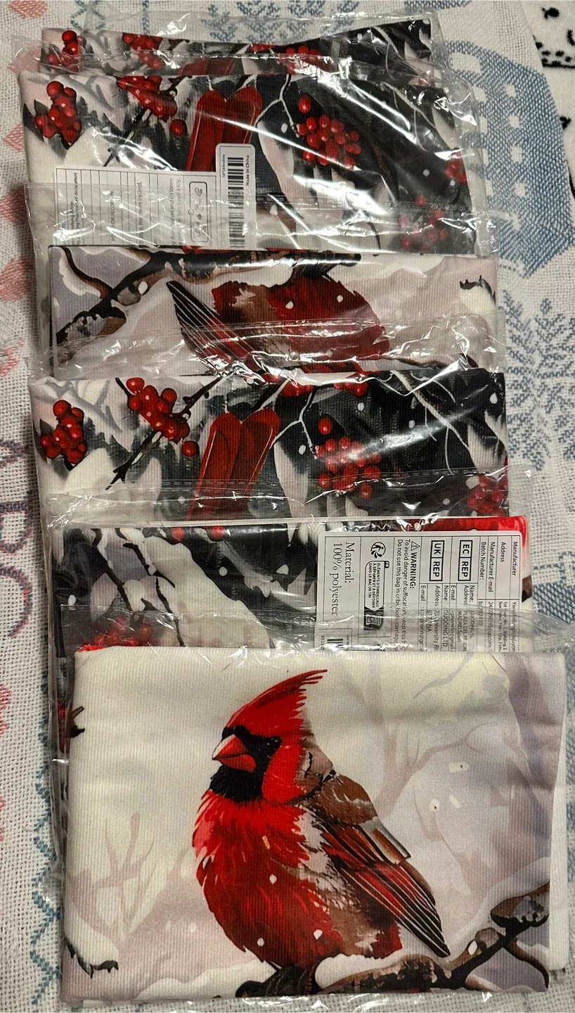 Cardinal Print Pillow Cover, Polyester image indicator(4)