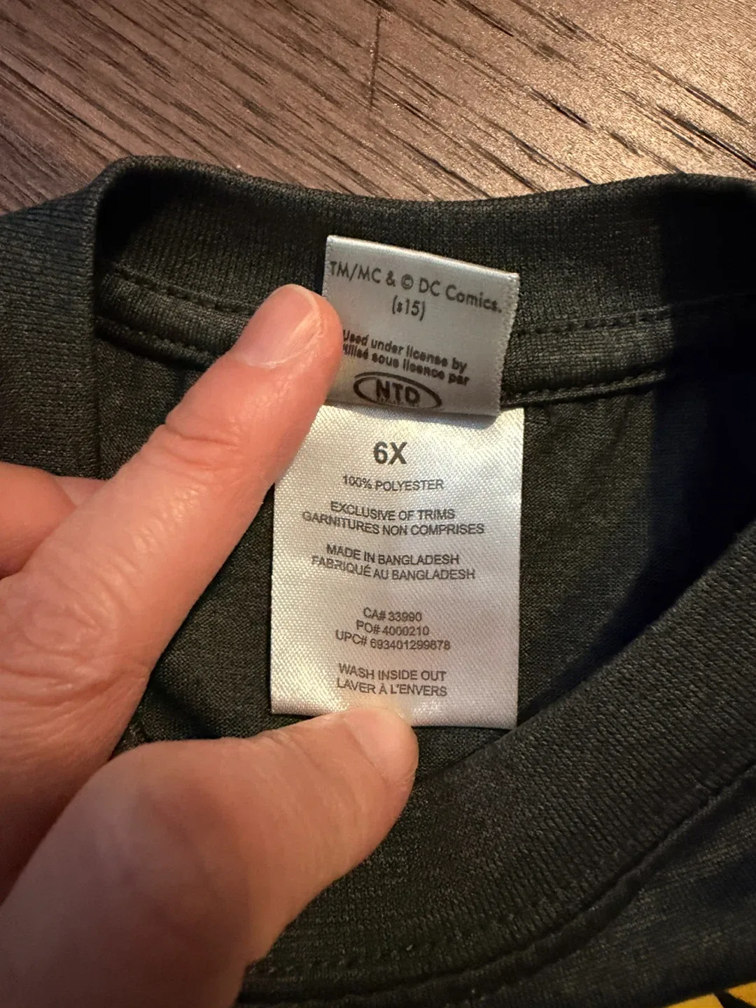 $5 for all 3 Kids Graphic Tees (Batman & Lego - Size 6) image indicator(6)