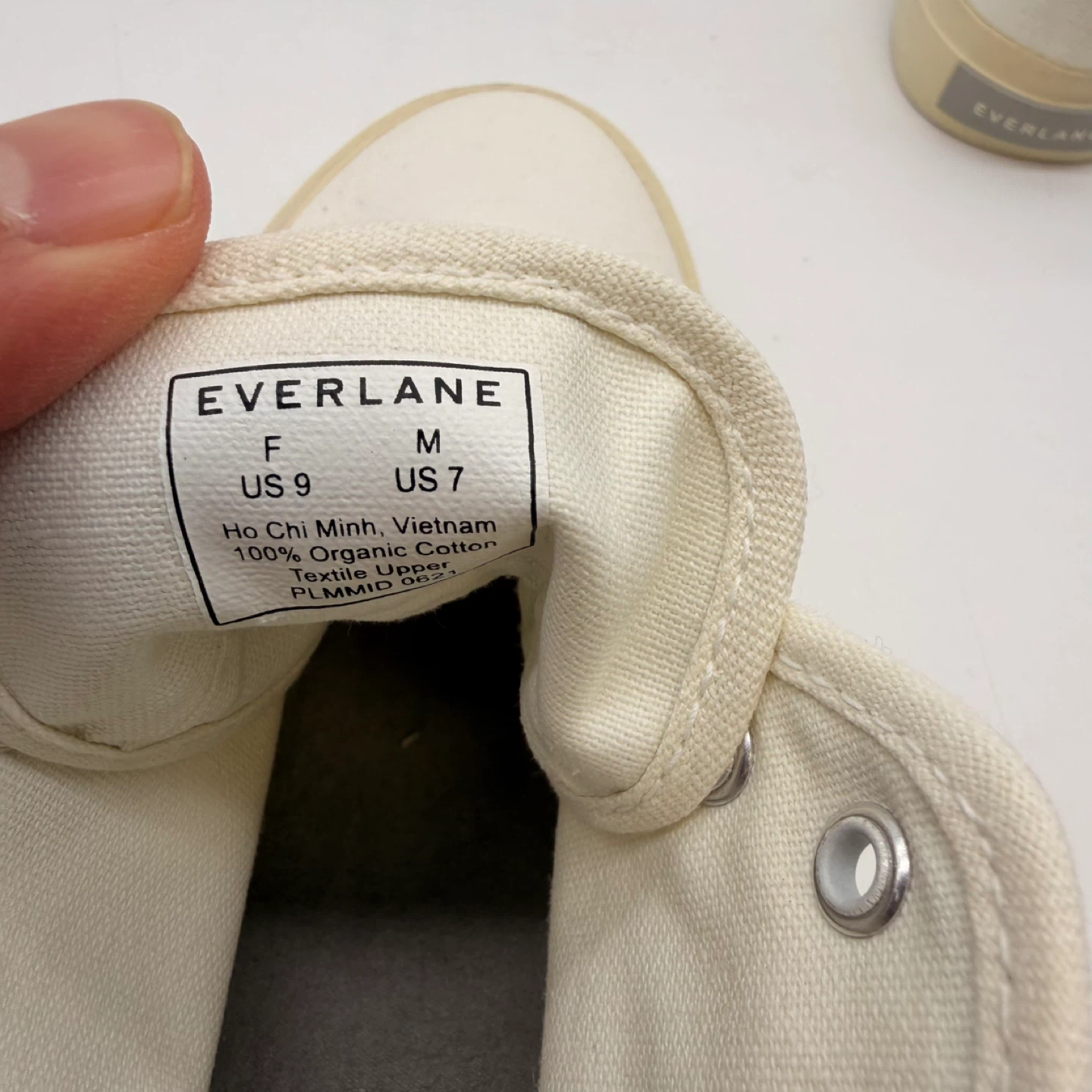 Everlane High-Top Canvas Sneakers Women’s 9 / Men’s 7/new - photo 5