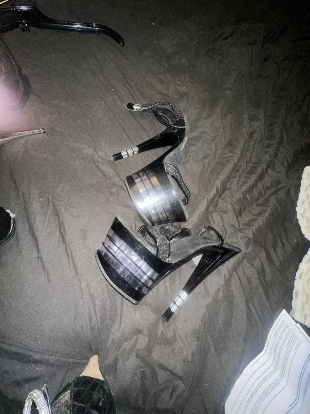 Pleaser Shoes sparkly high heels image indicator(2)