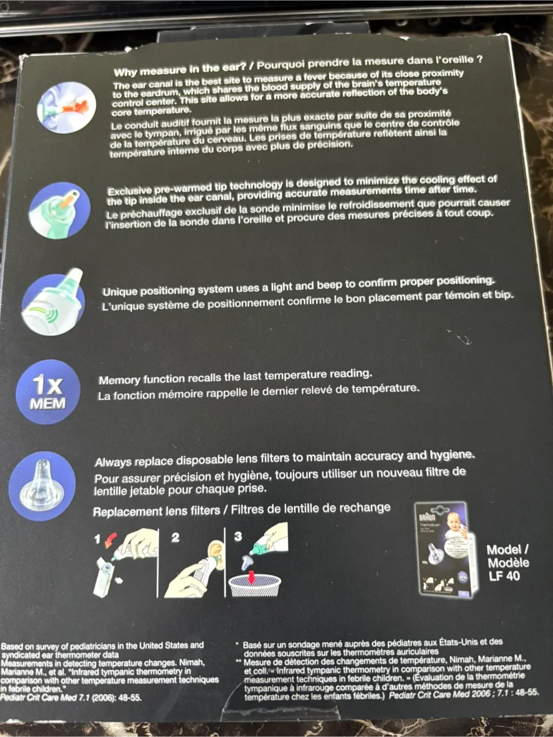 Braun ThermoScan 5 Ear Thermometer - New in Box! image indicator(3)