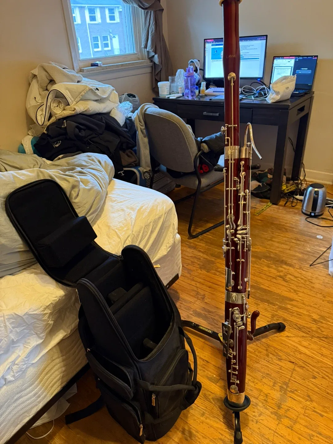 Laval Student Bassoon with Case and Stand image indicator(3)