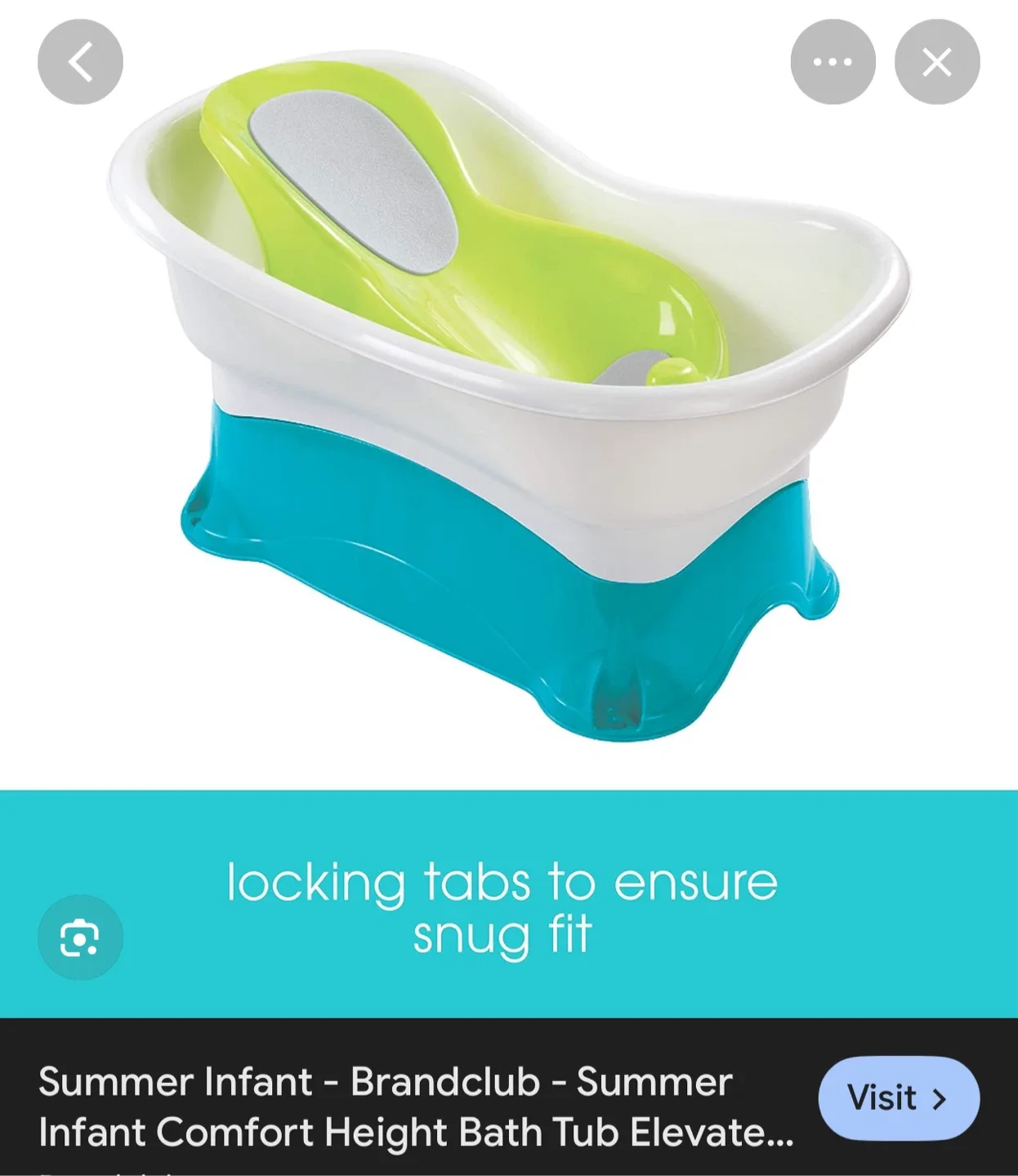 Summer Infant Comfort Height Baby Bathtub image indicator(3)