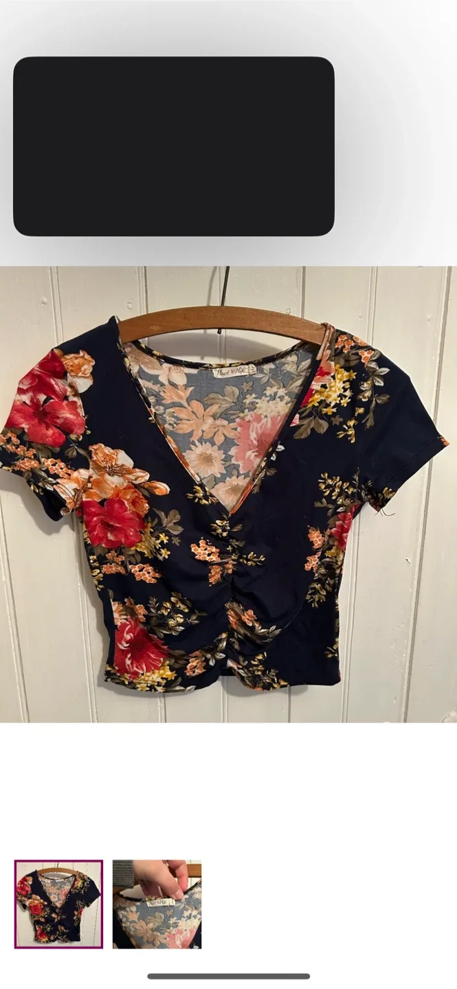 Heart & Hips Floral Top - Size S