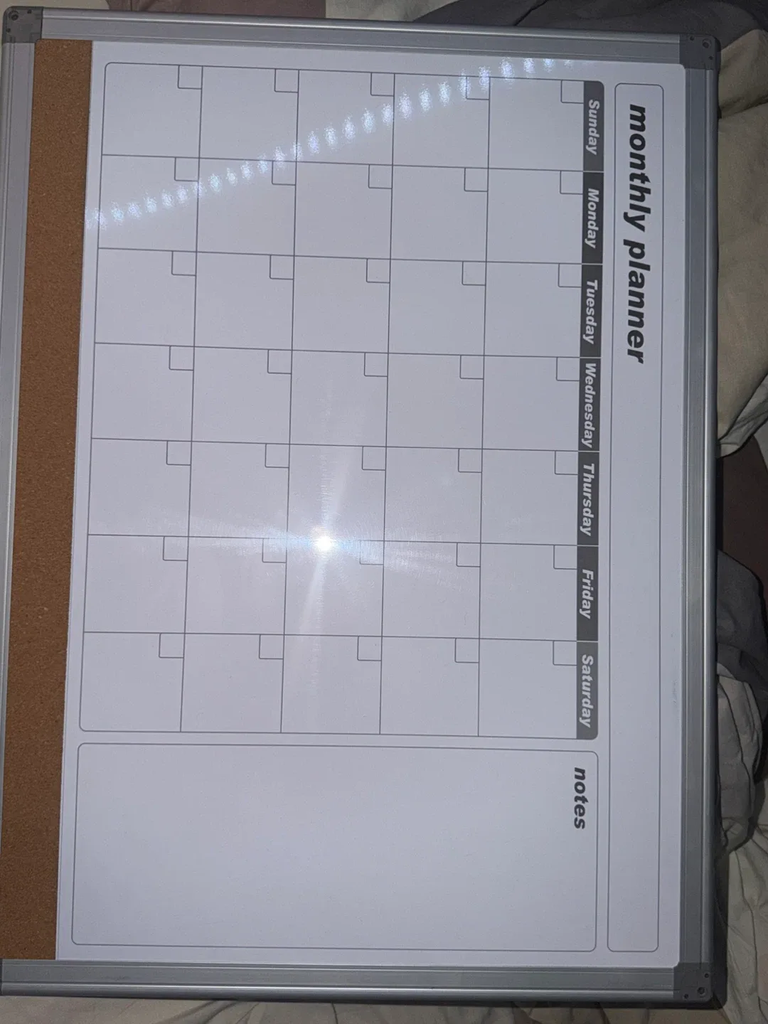 Makello Monthly Dry Erase Calendar 24x18 image indicator(3)