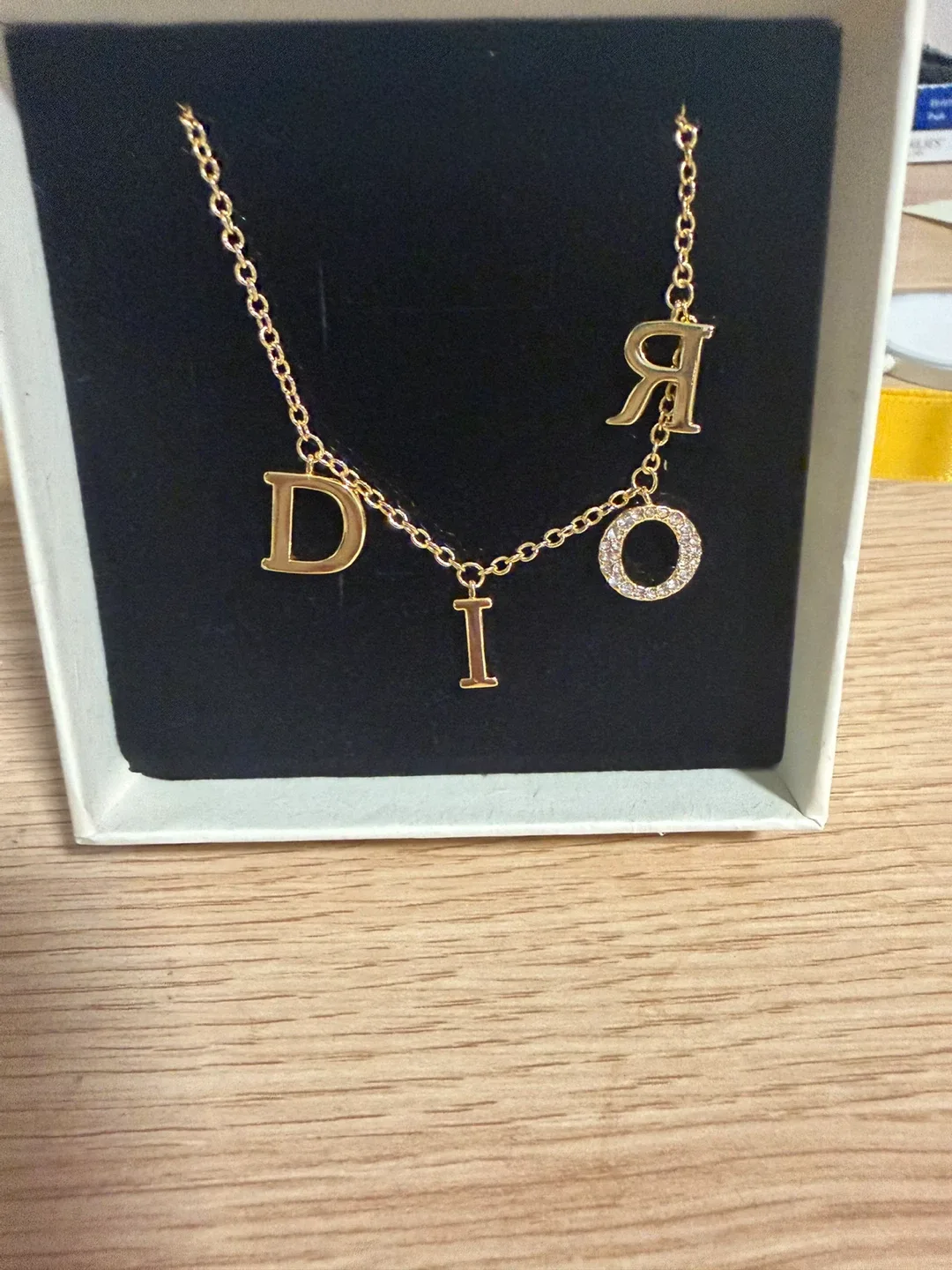 Dior Earrings & Necklace Set