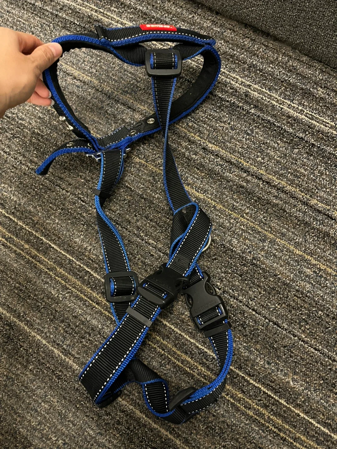 Bamboo Dog Harness - Blue image indicator(2)
