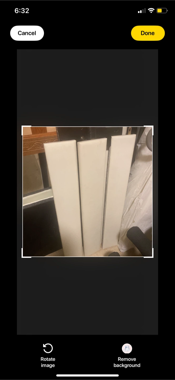 White Twin Size Upholstered Headboard Frame - PICK UP ONLY !! - photo 3