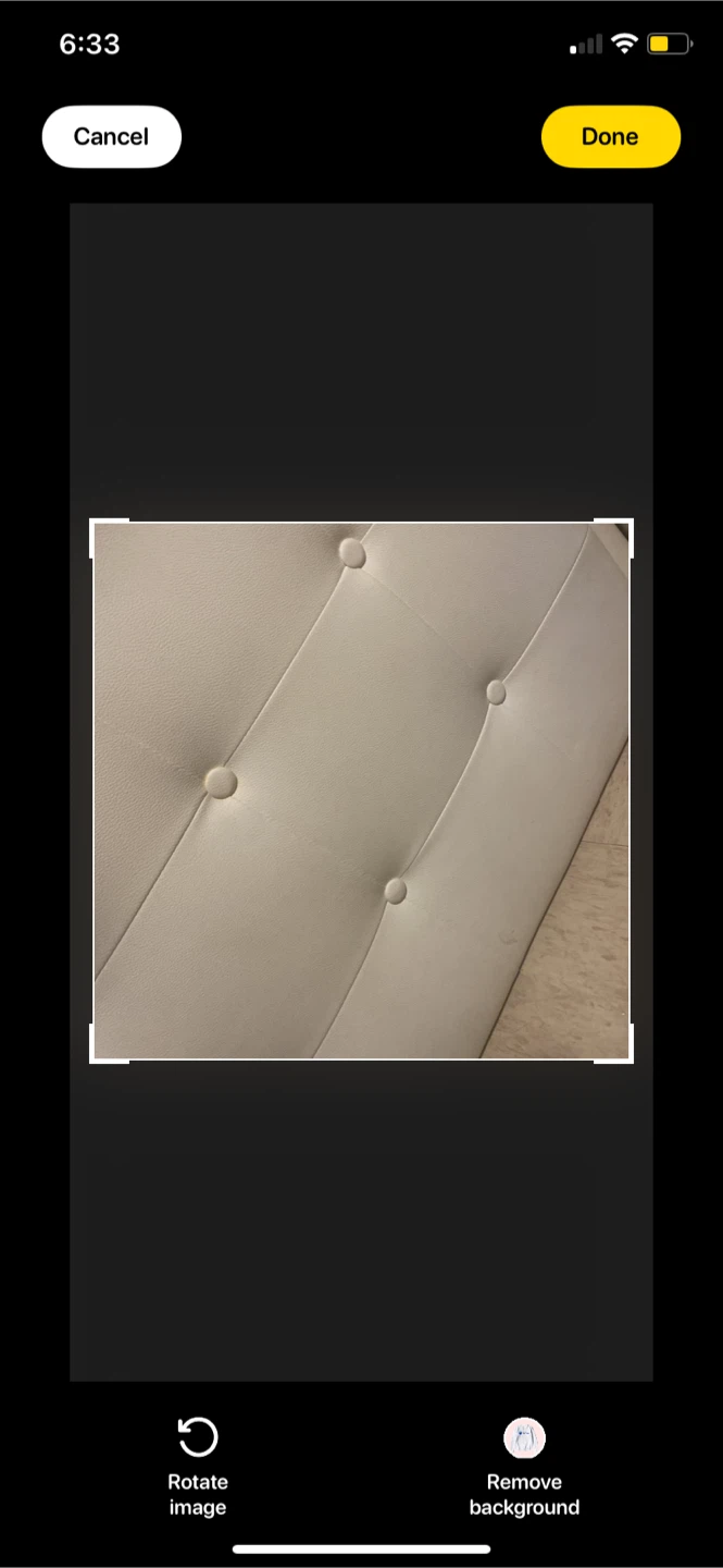 White Twin Size Upholstered Headboard Frame - PICK UP ONLY !! - photo 5