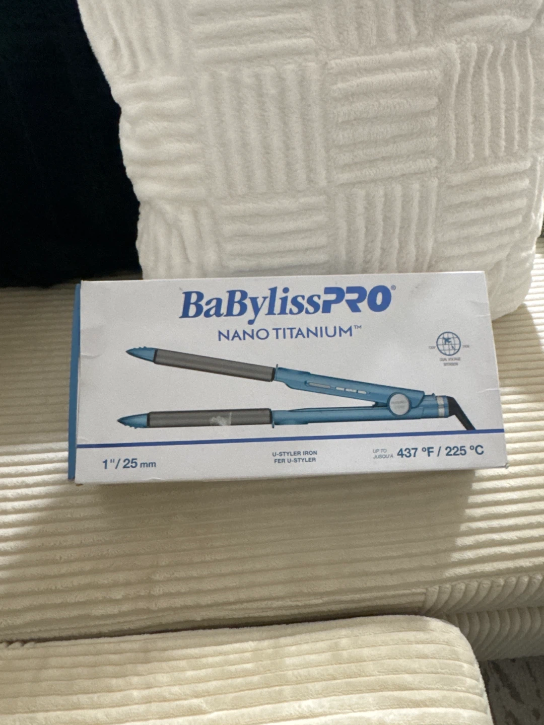 BaBylissPRO Nano Titanium U-Styler Iron 1"/25mm