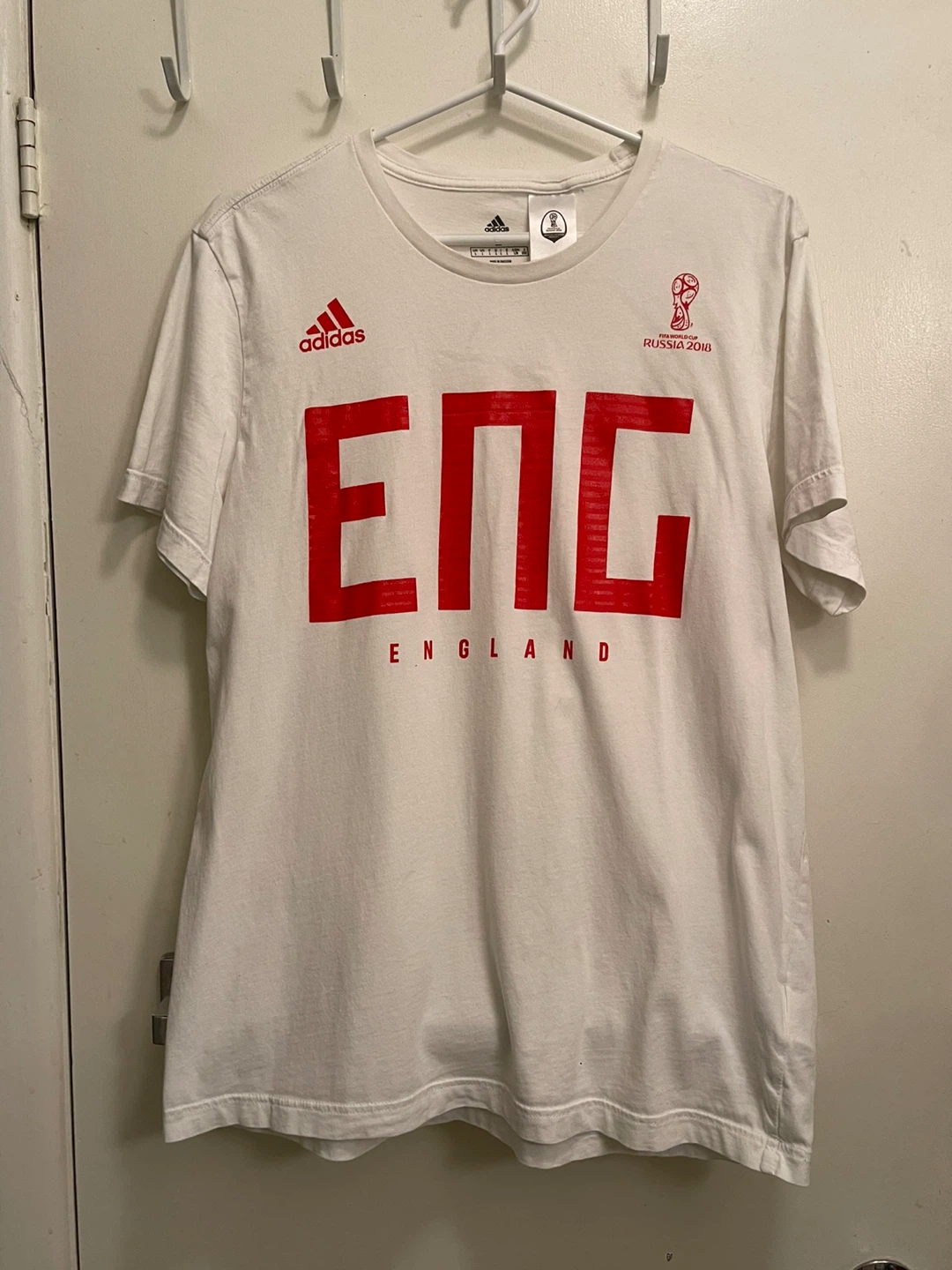 Adidas England FIFA World Cup Russia 2018 T-Shirt - L