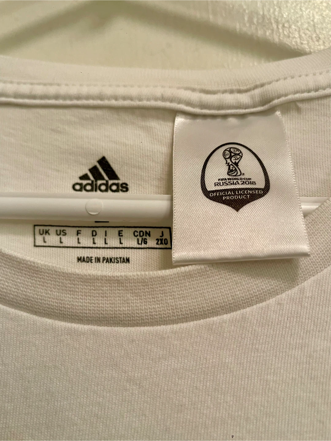 Adidas England FIFA World Cup Russia 2018 T-Shirt - L - photo 3