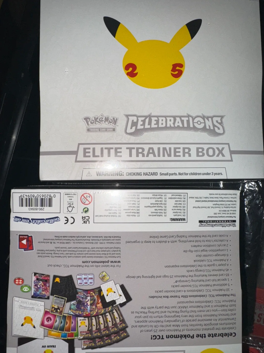 Pokemon TCG Celebrations Elite Trainer Box