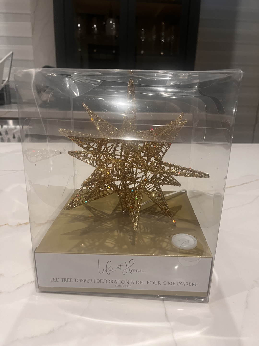 Life at Home LED Tree Topper - Gold - photo 2