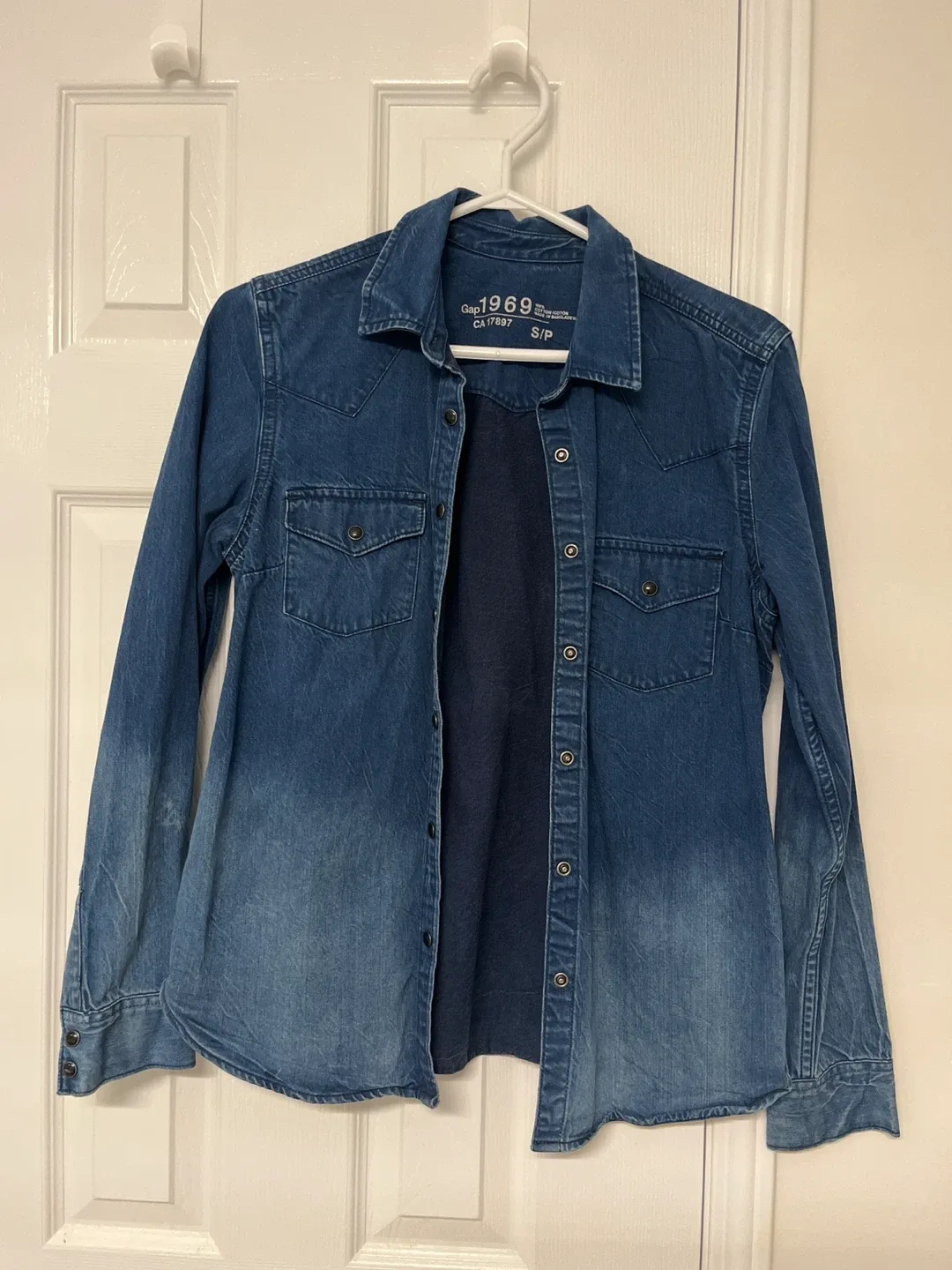 Gap 1969 Denim Western Shirt - Size S