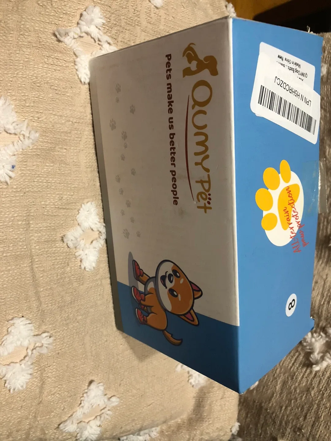 Qumy Pet Performance Dog Shoe size 8  - New image indicator(5)