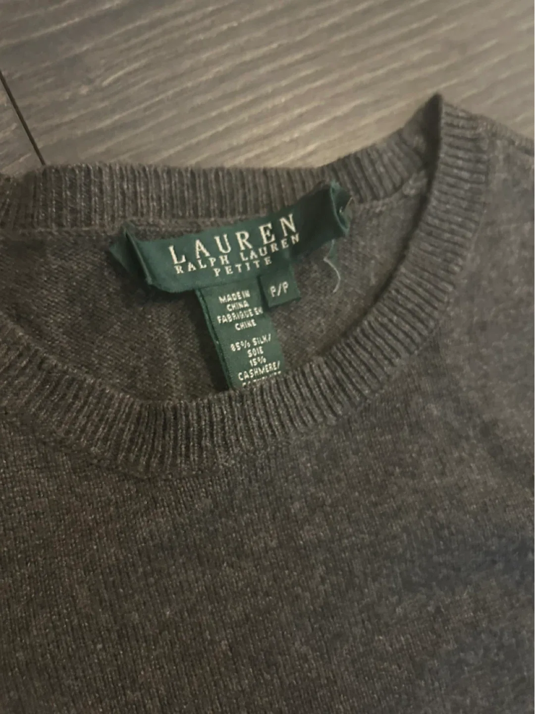 Ralph Lauren Grey Sweater Size image indicator(2)