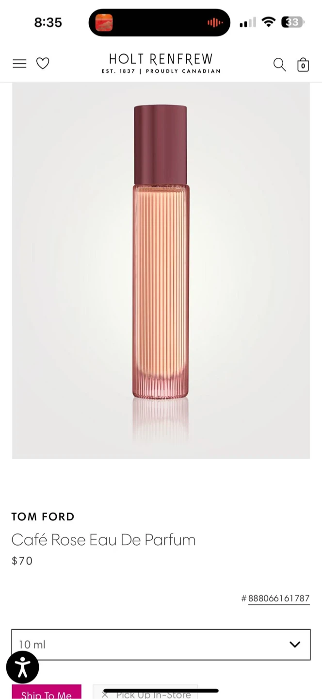 Tom Ford Café Rose Eau De Parfum Set (50ml & 10ml) - photo 3