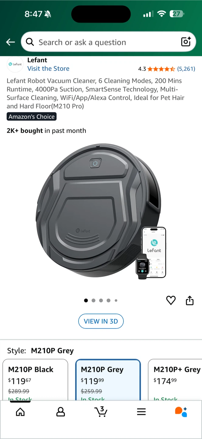 Lefant Robot Vacuum Cleaner - M210 Pro - photo 2