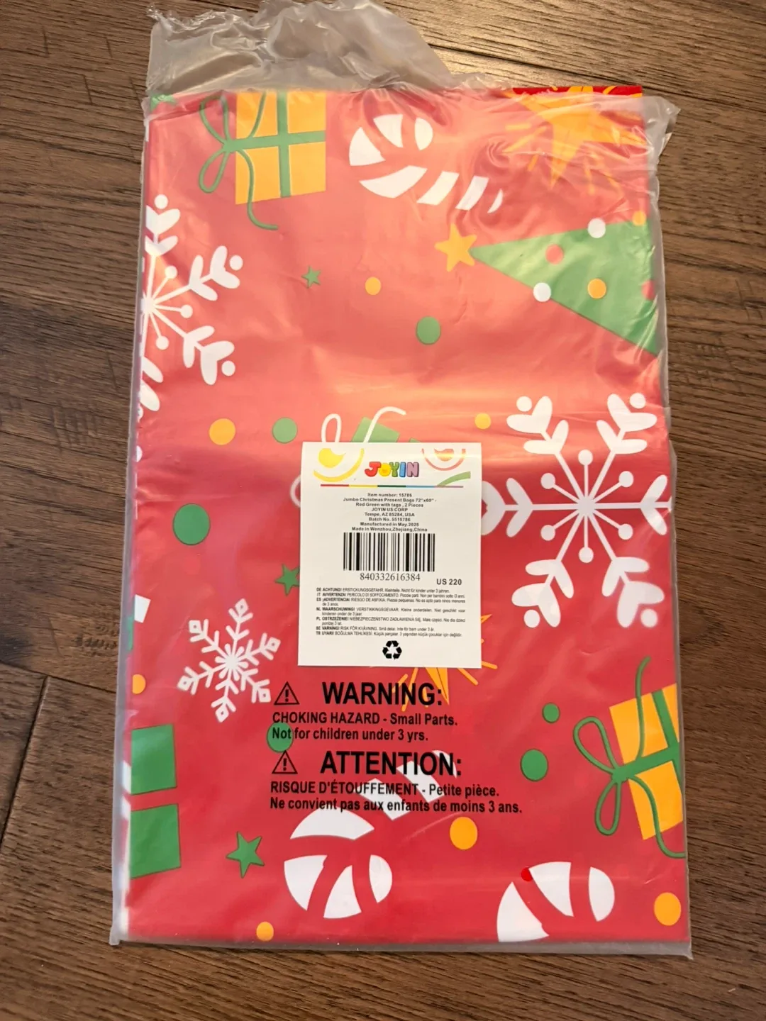 3 Brand New Super Jumbo Christmas Gift Bags image indicator(6)