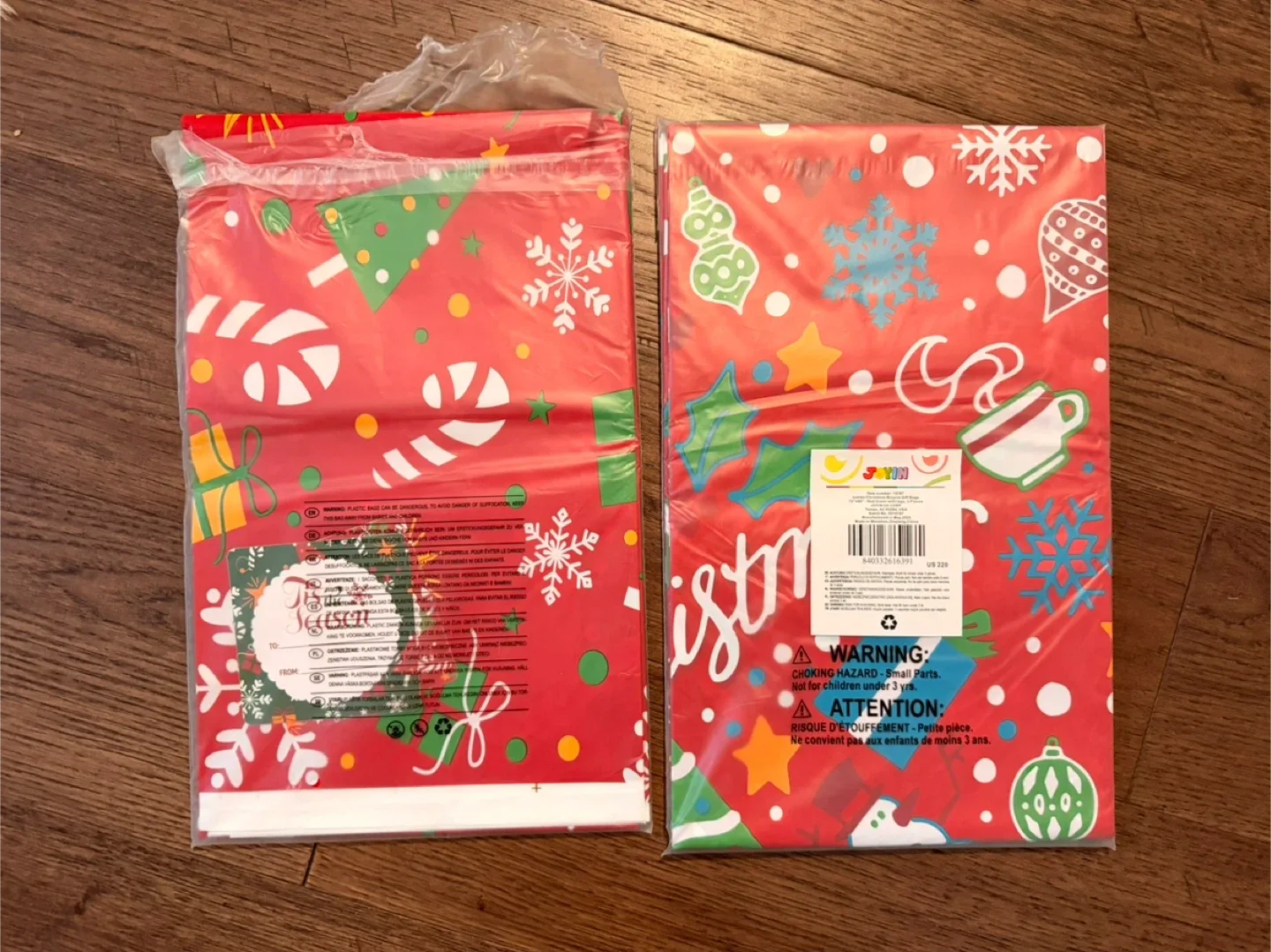 3 Brand New Super Jumbo Christmas Gift Bags image indicator(3)