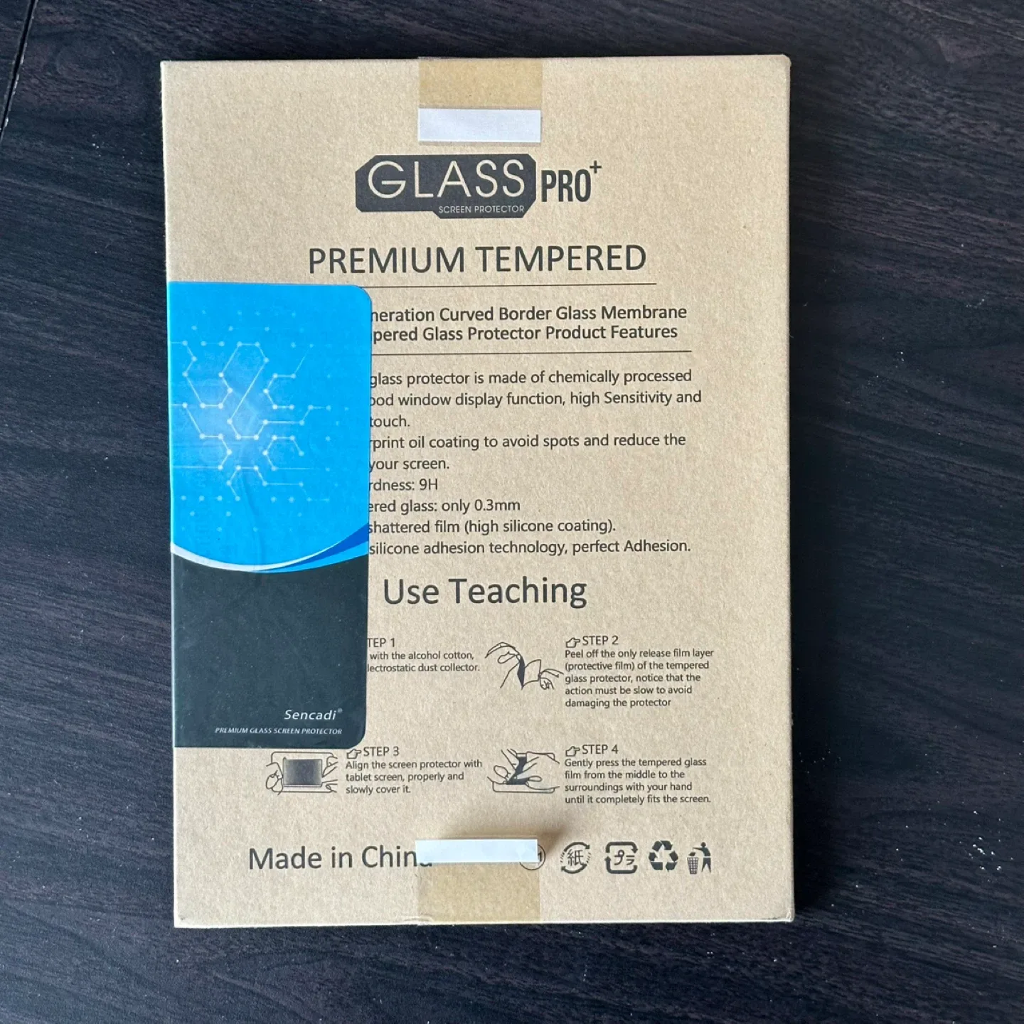 Glass Screen Pro+ Premium Tempered Glass Samsung Tab A9+ 2pcs image indicator(2)