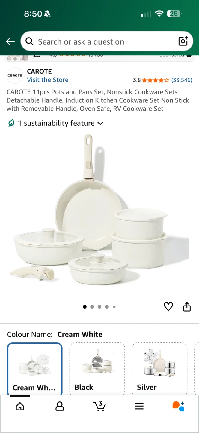 Carote Detachable 11-Piece Cookware Set - New - photo 4