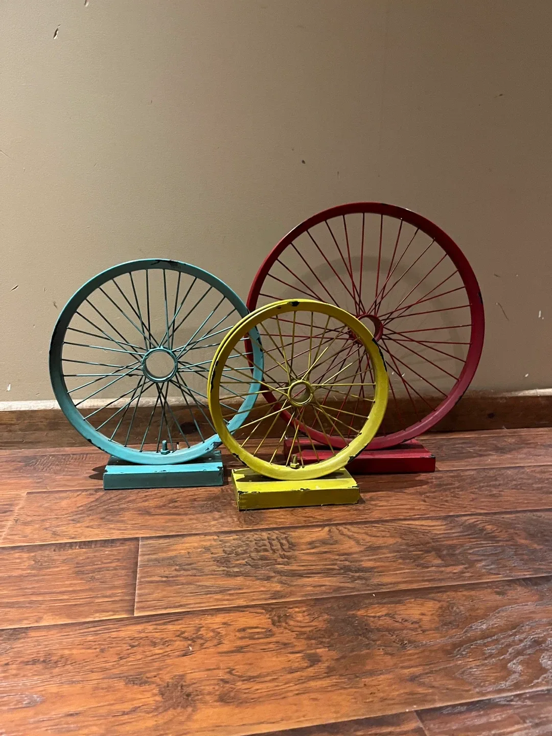 Wheel sculpture home decoration image indicator(2)