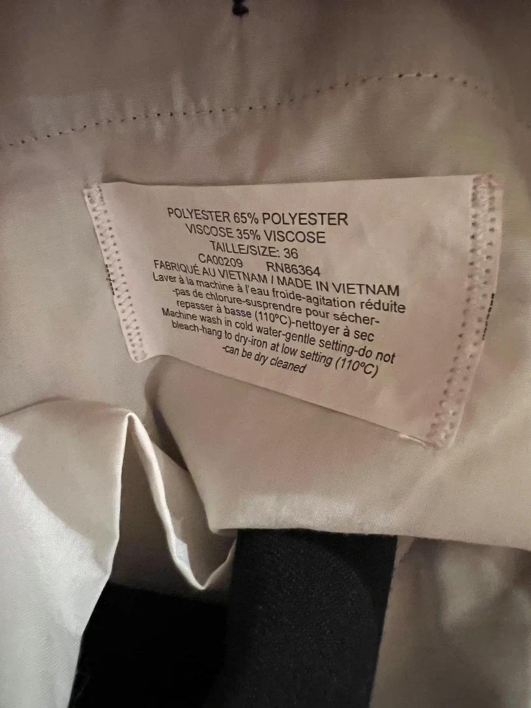 Black Dress Pants - Size 36 image indicator(3)