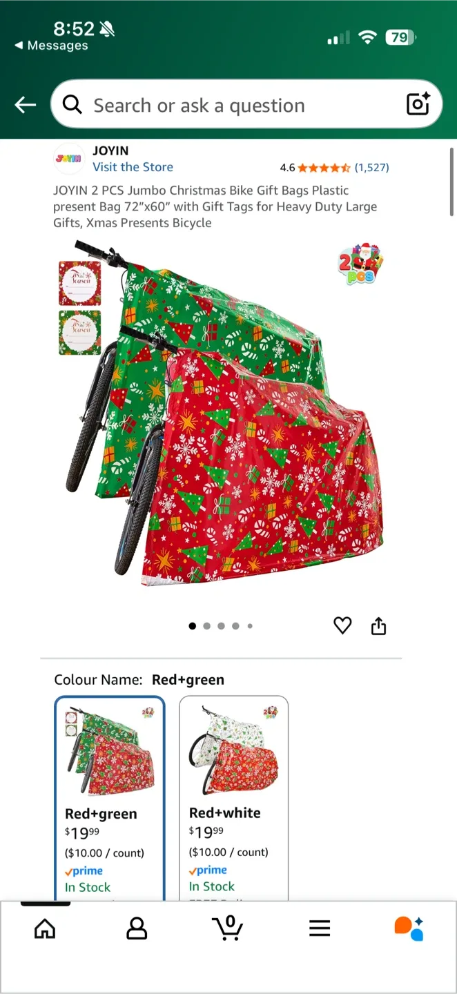 3 Brand New Super Jumbo Christmas Gift Bags