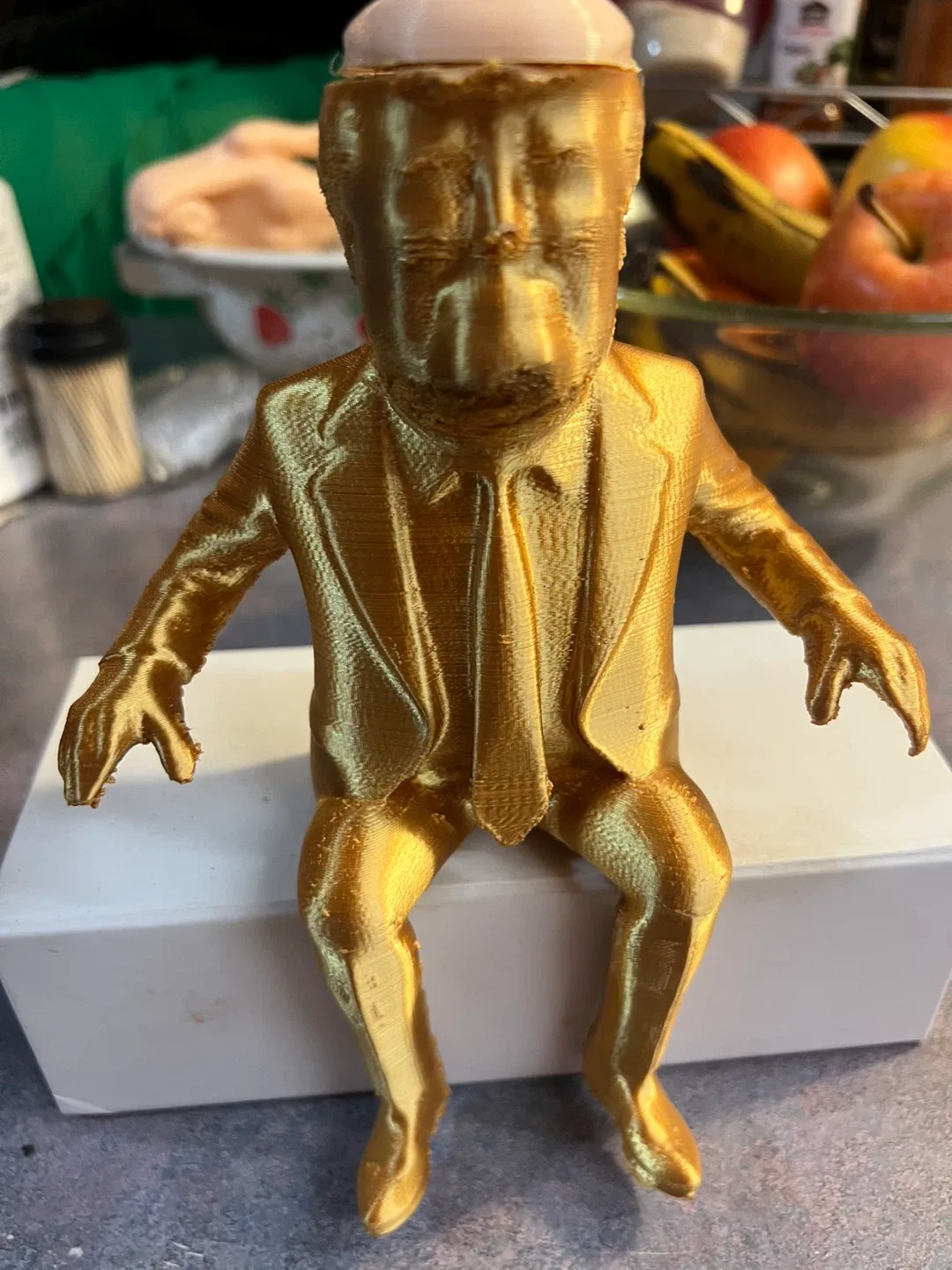 Donald trump Gold Figurine