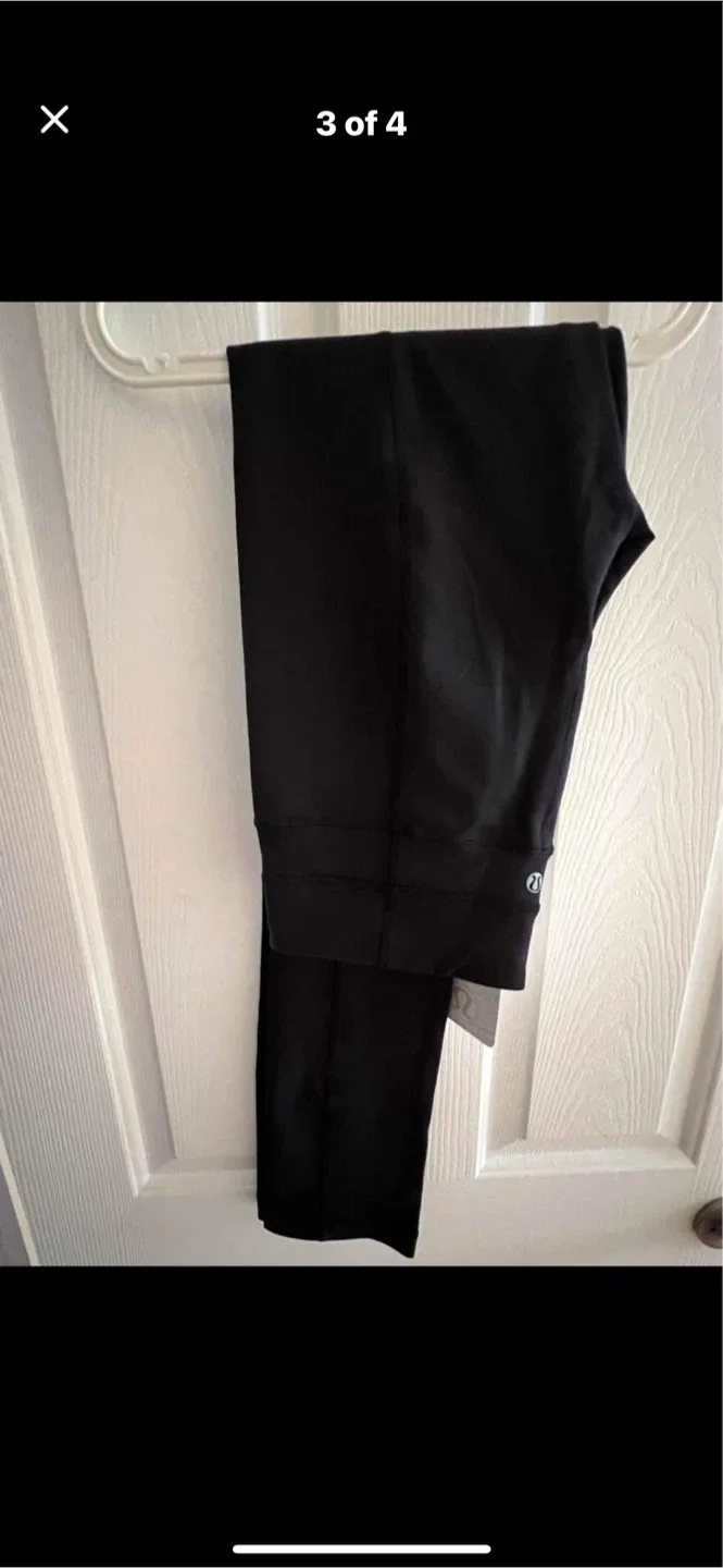 Lululemon Skinny Groove Pant - Size 4 Black image indicator(2)