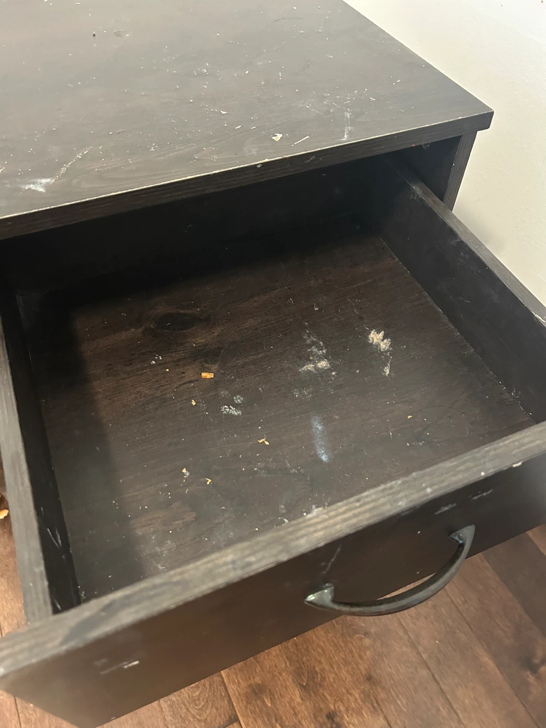 Dark Brown Bedside Table - photo 4