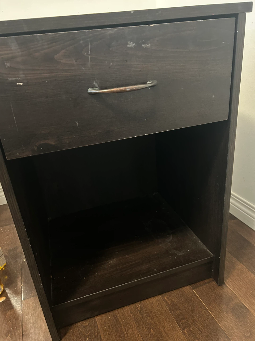 Dark Brown Bedside Table - photo 5