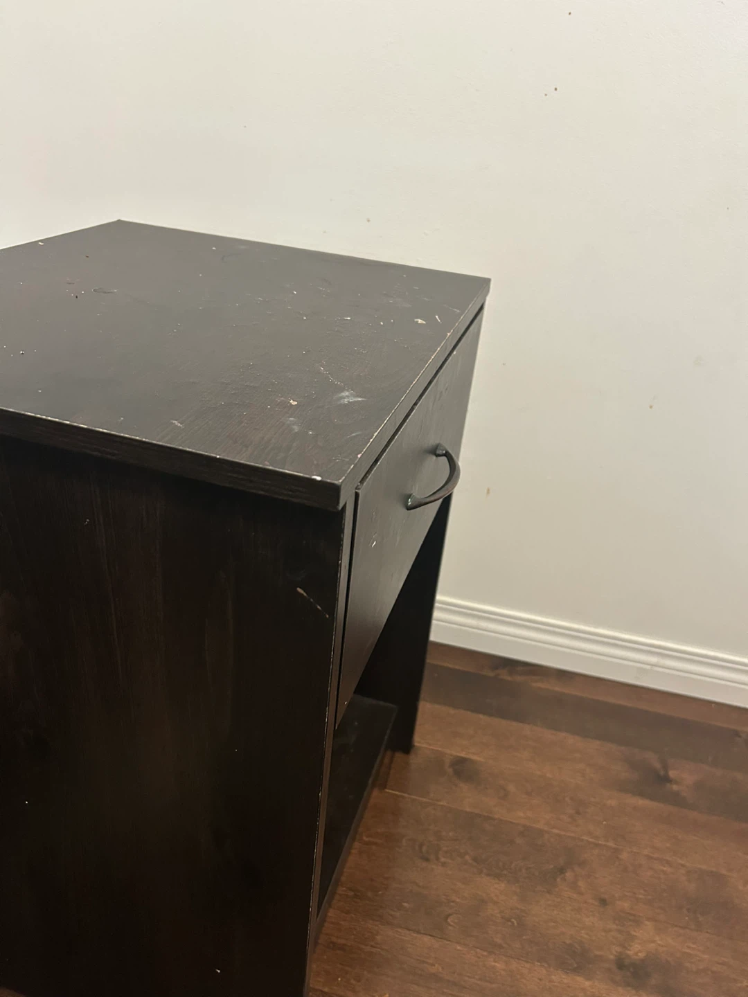 Dark Brown Bedside Table - photo 3