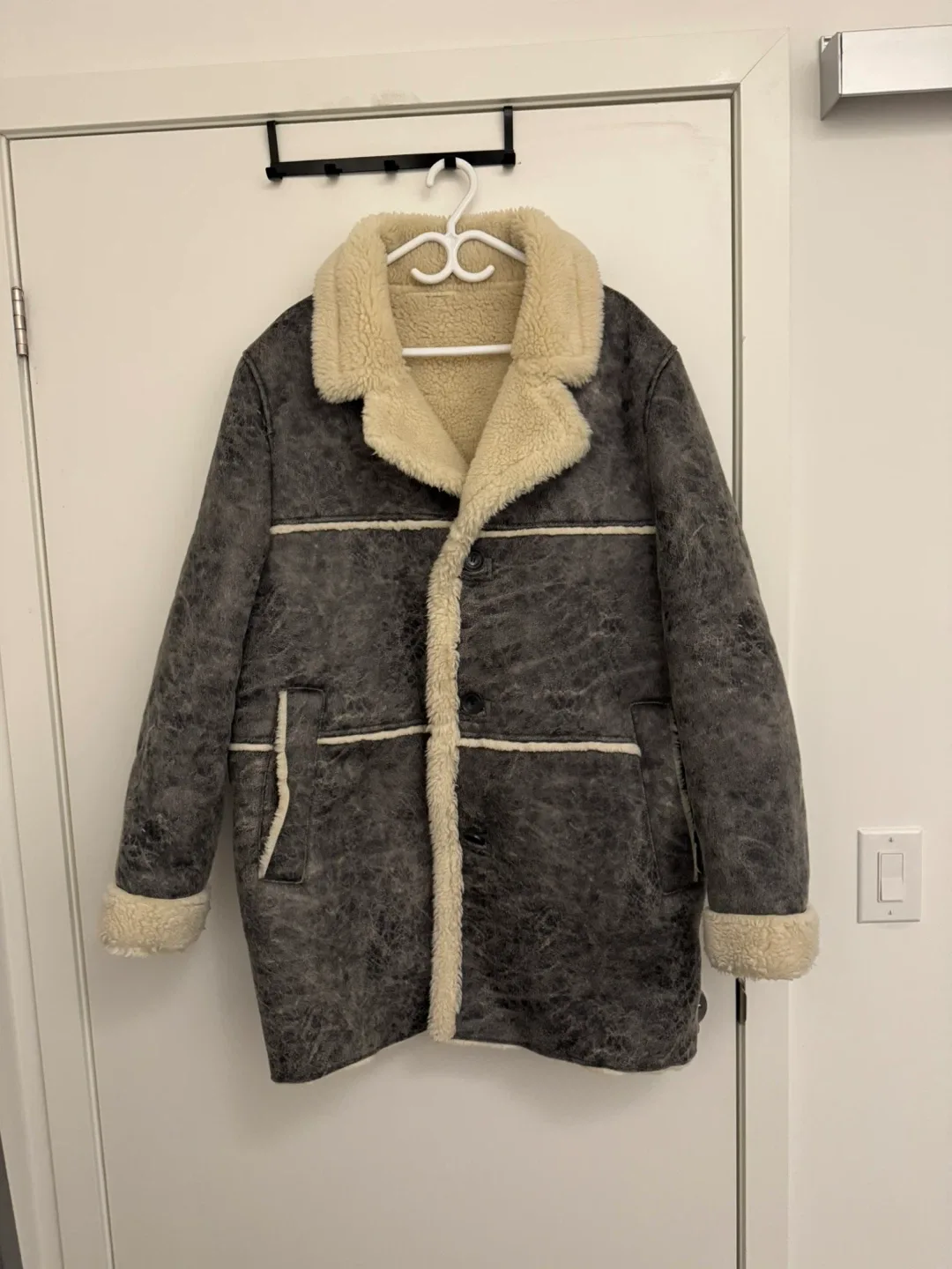 Zara XXL Shearling Jacket