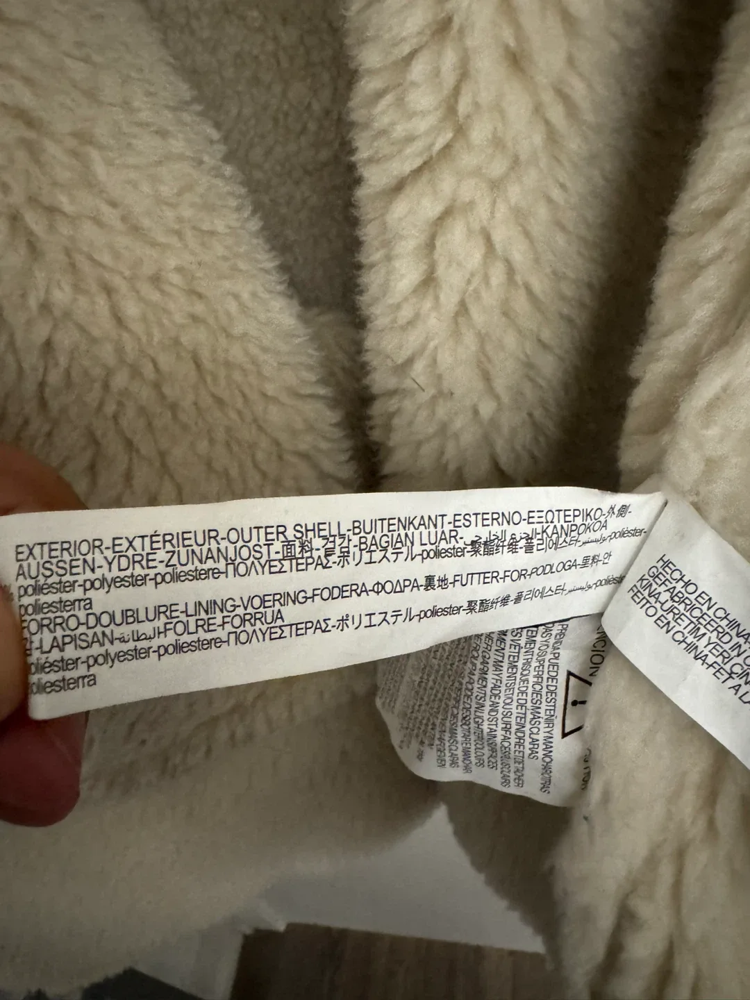 Zara XXL Shearling Jacket image indicator(5)