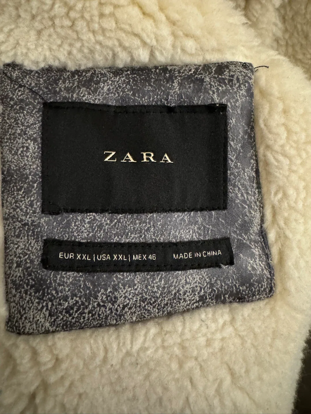Zara XXL Shearling Jacket image indicator(4)
