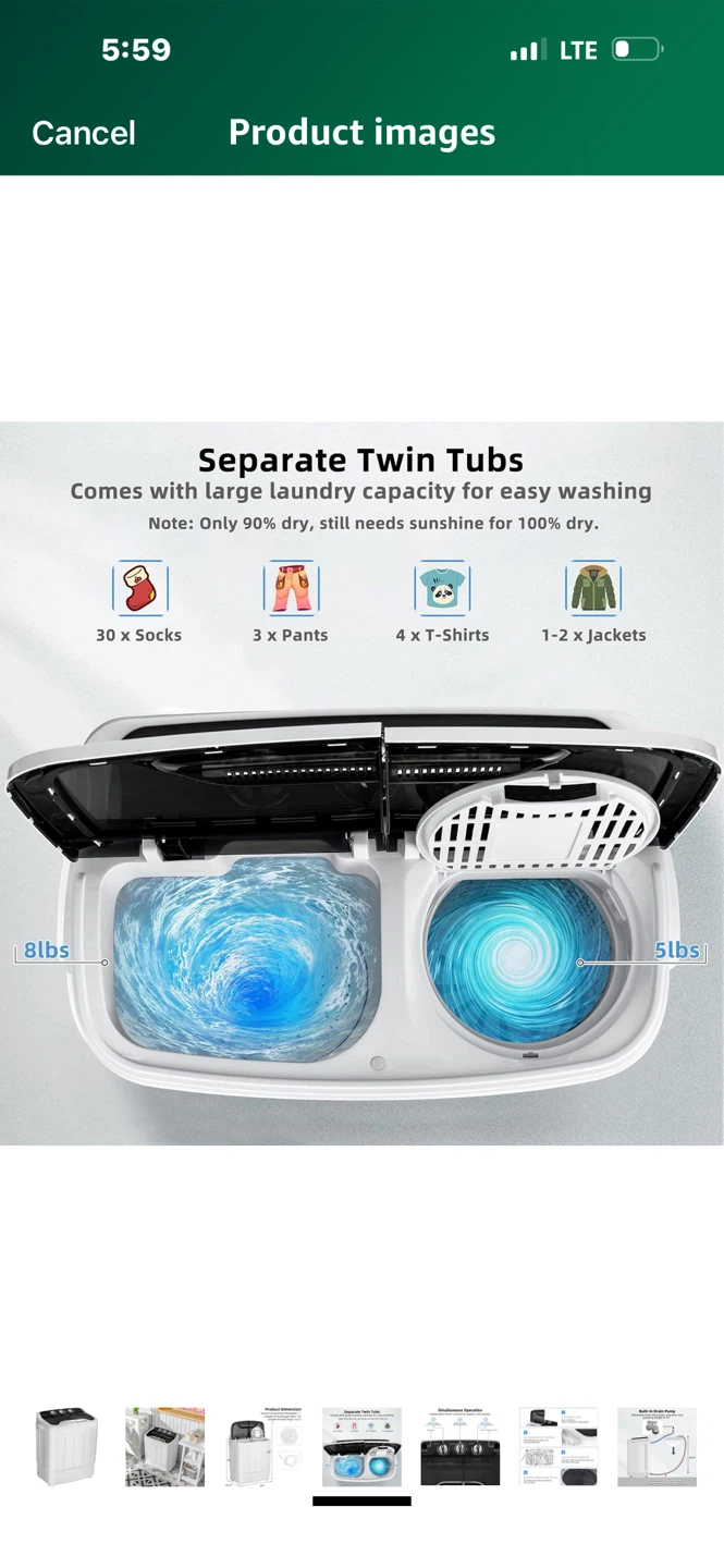 Portable Washing Machine - photo 5