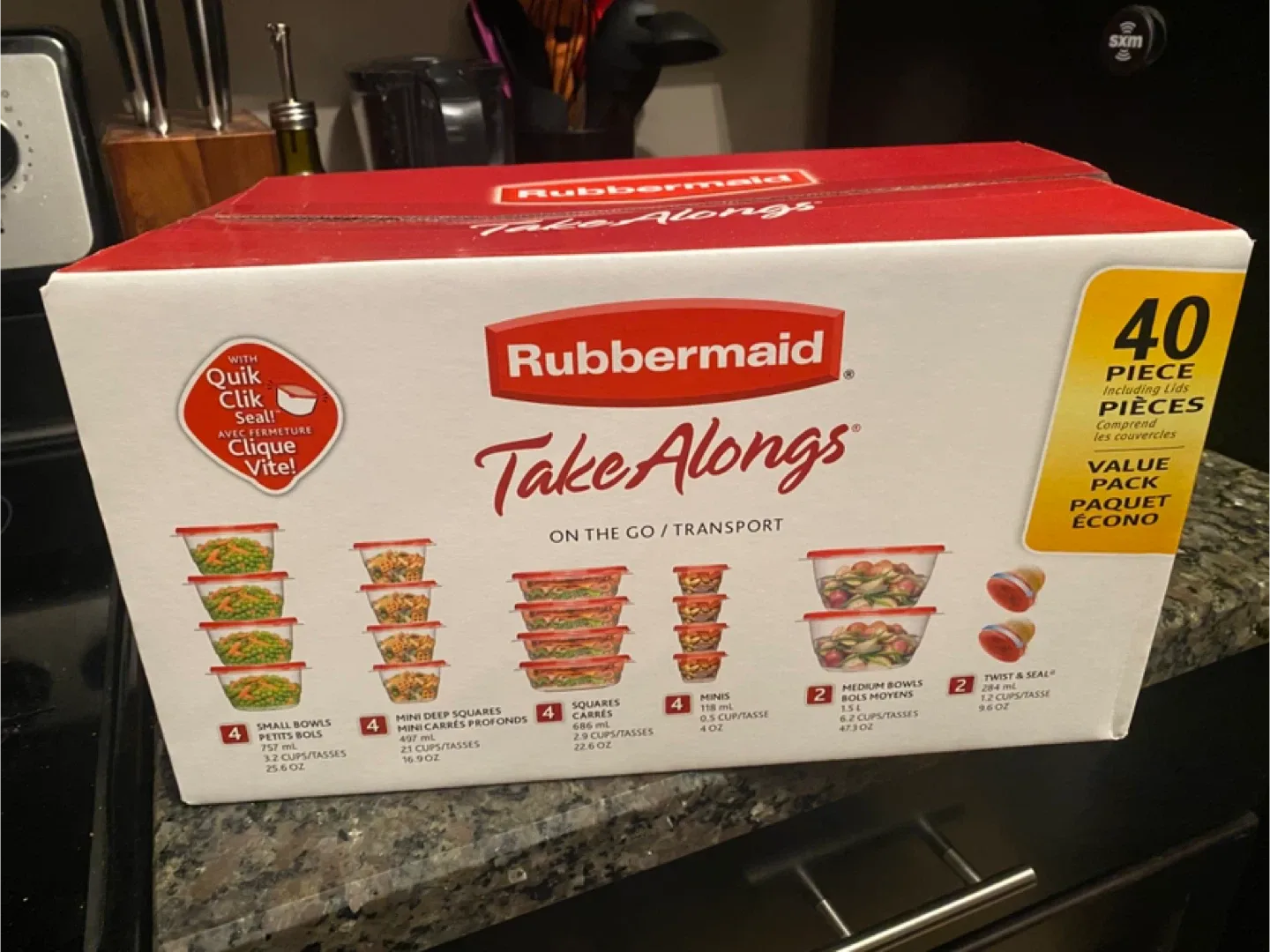 Rubbermaid 40-Piece Tupperware