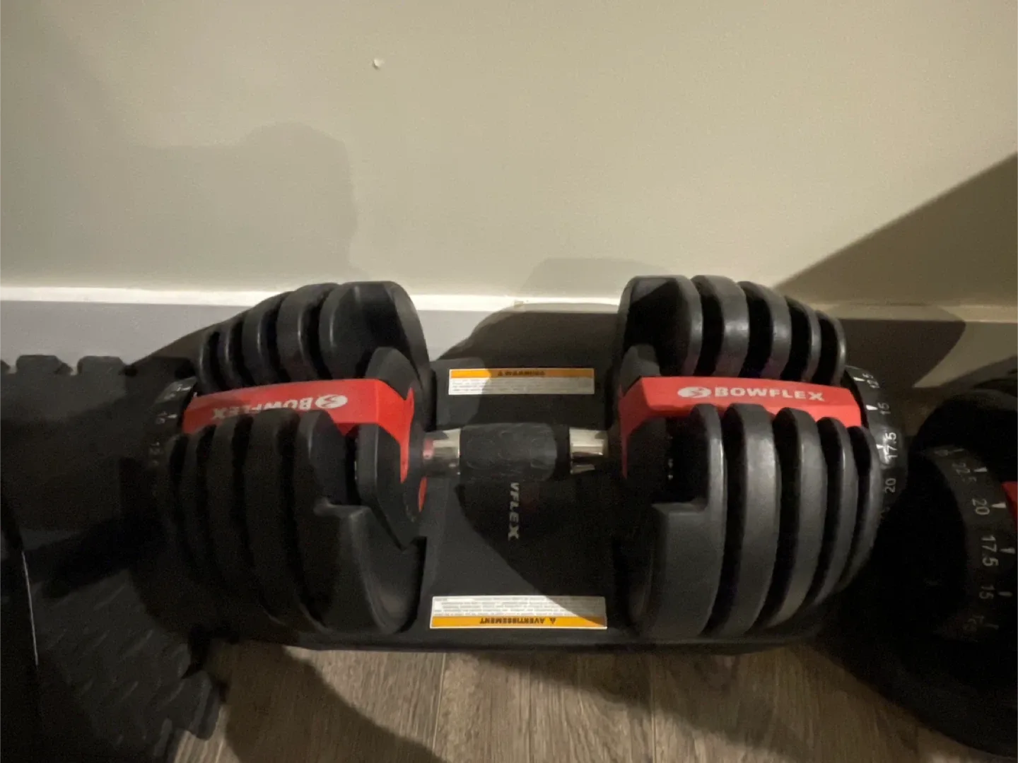 Bowflex Adjustable Dumbbells - Great Condition! image indicator(2)
