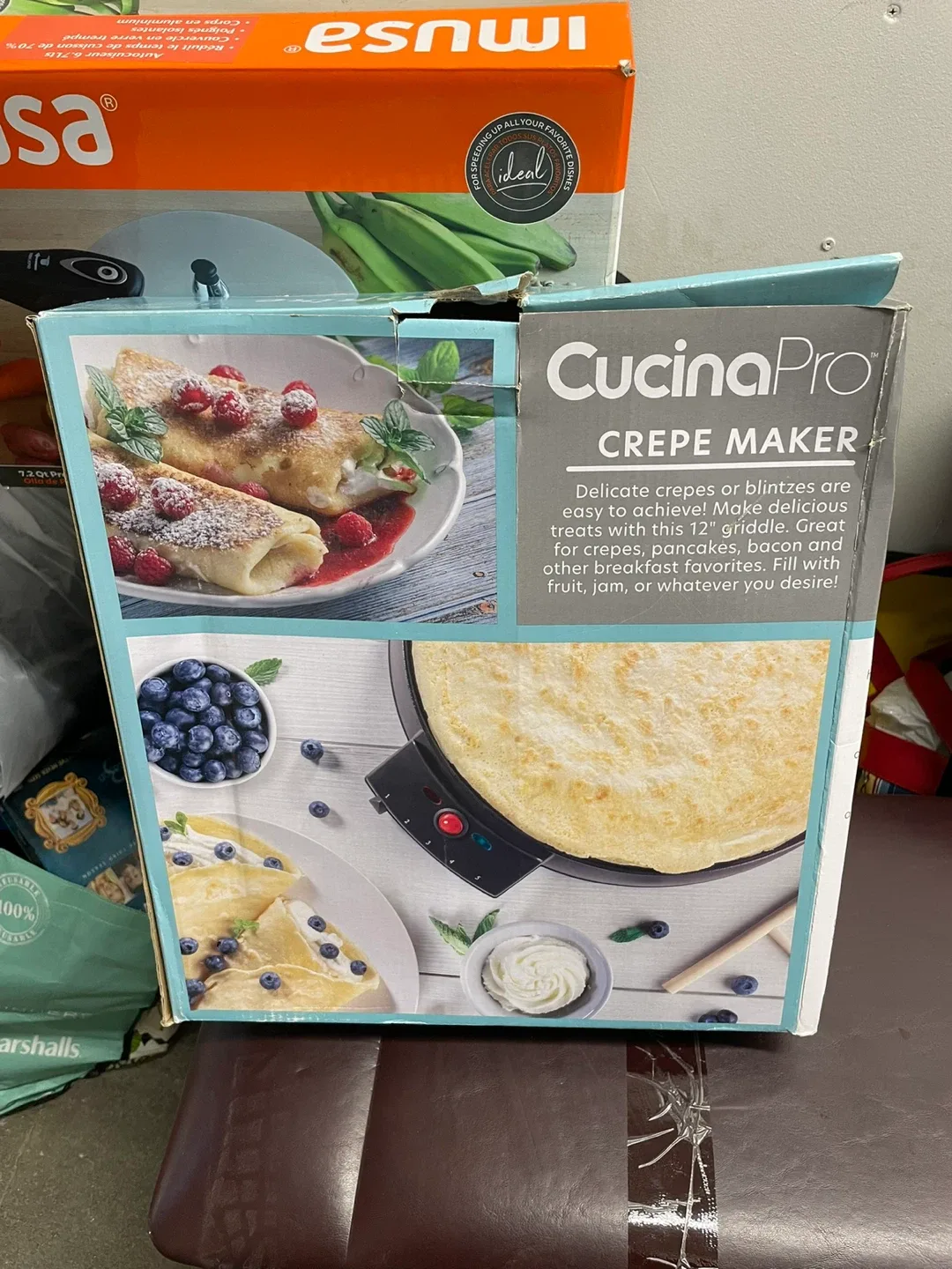 CucinaPro Crepe Maker - Includes Spreader! image indicator(2)