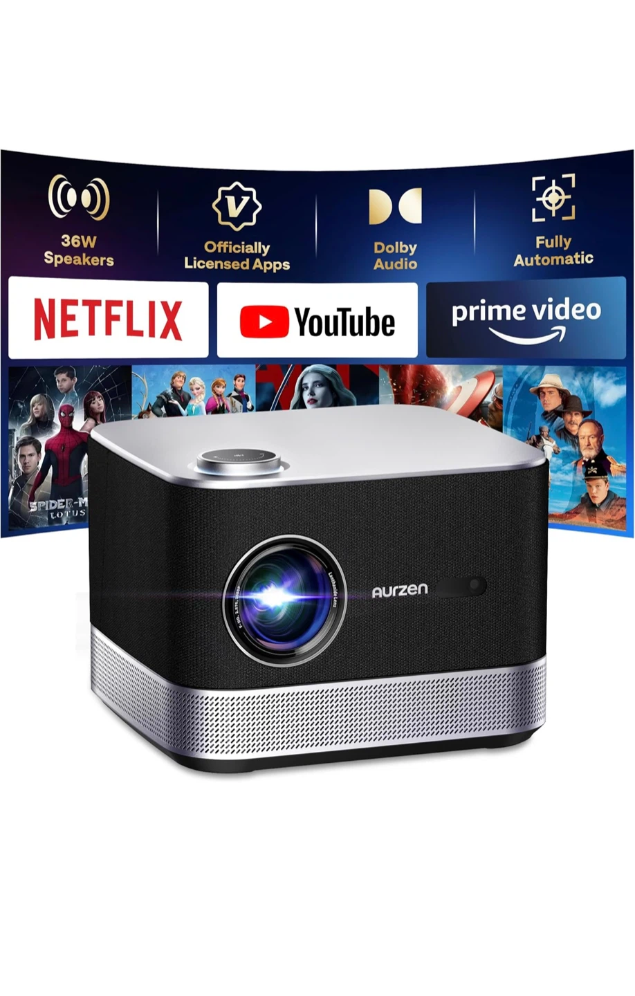 Aurzen Boom 3 Projector - Like New! - photo 4