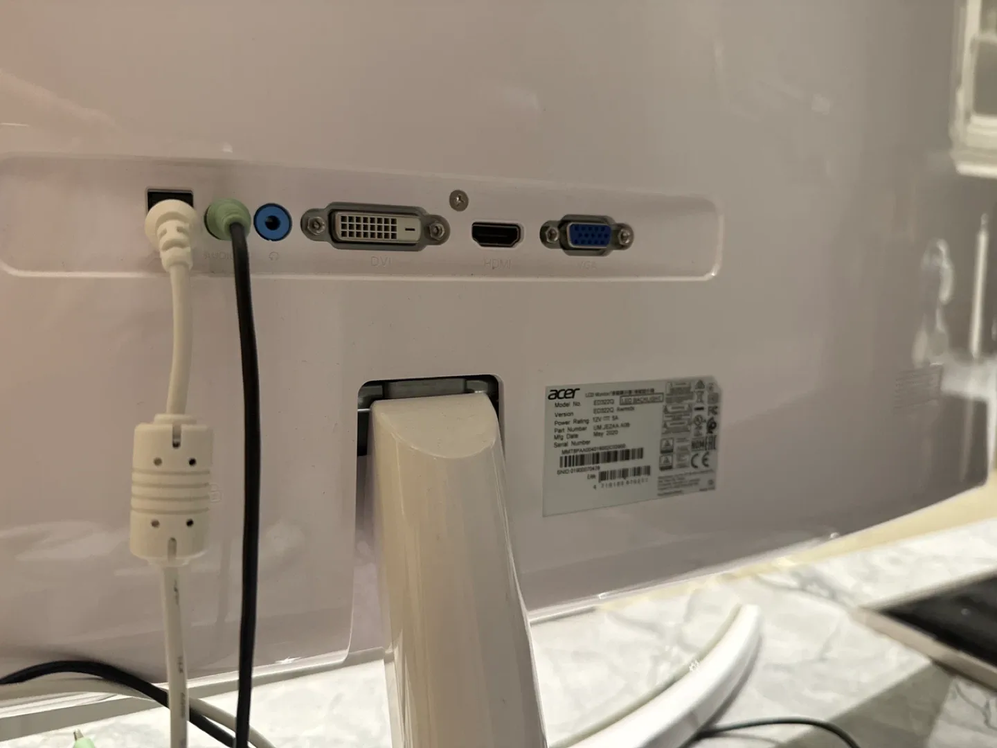 Acer 31.5 inch Curved Monitor image indicator(3)