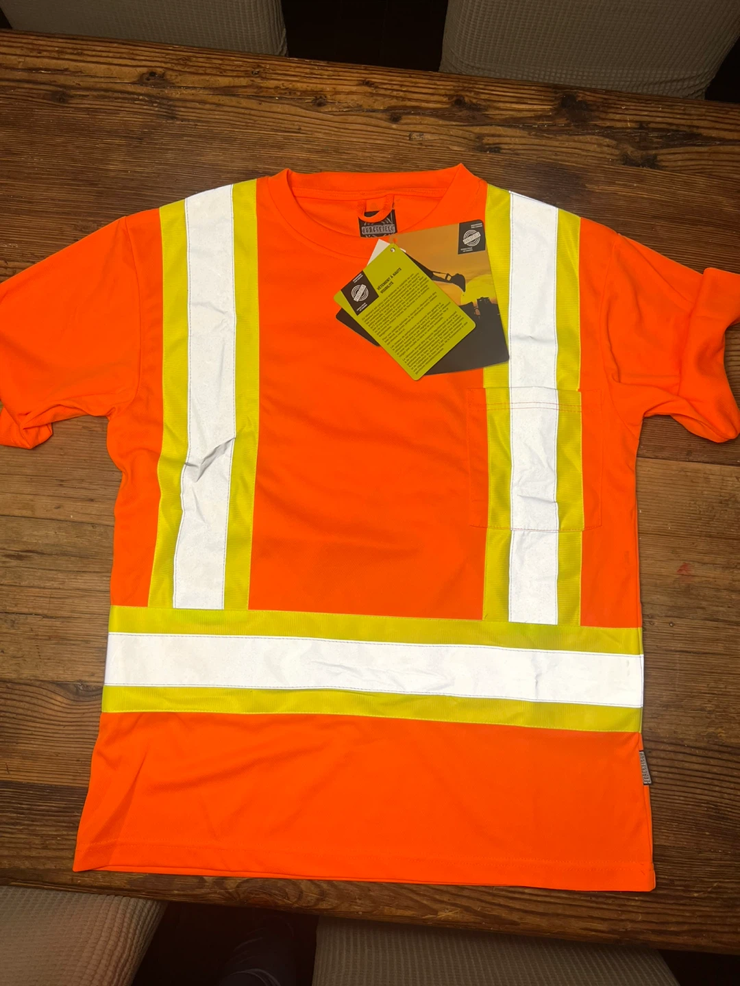 Forcefield Hi-Vis Safety T-Shirt - Size S