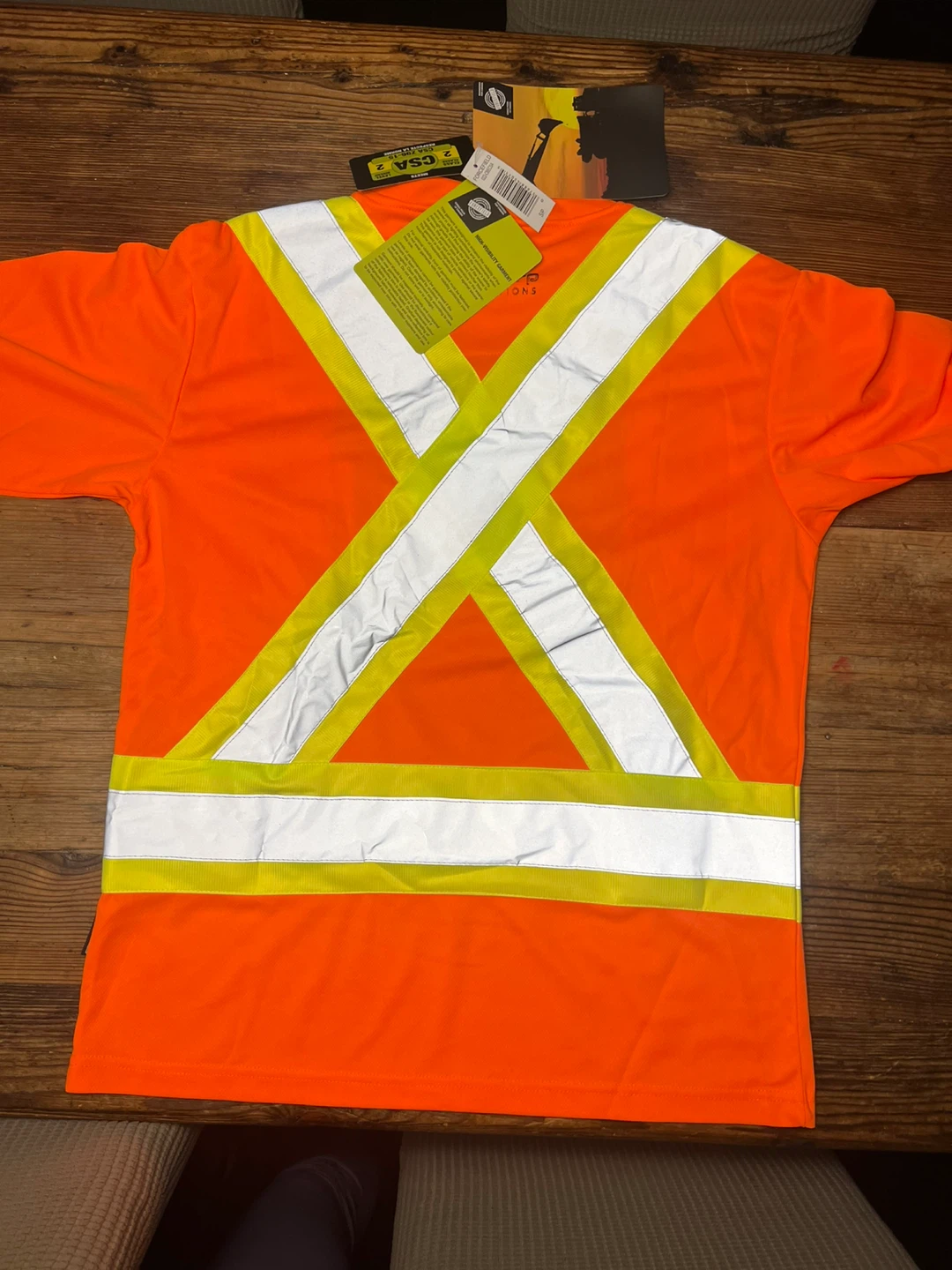 Forcefield Hi-Vis Safety T-Shirt - Size S - photo 2